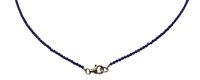 Kette Lapis Lazuli ca. 2 mm, facettiert,  45 cm