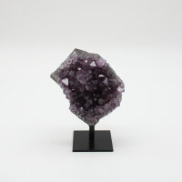 Amethyst Druse auf Metallständer, Qualität extra, Größe 1