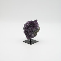 Amethyst Druse auf Metallständer, Qualität extra, Größe 9